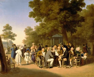 Politici nei Giardini delle Tuileries, 1832